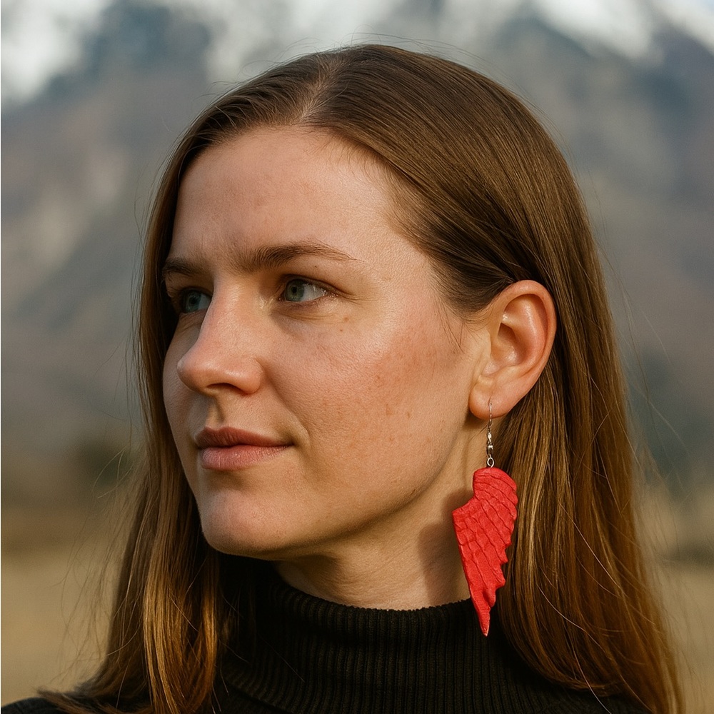 Unique Handmade Polymer Clay Wings That Whisper Power